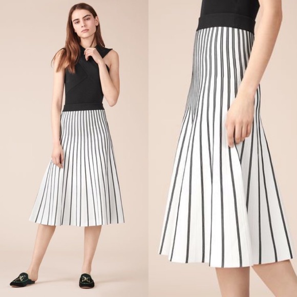 Maje Dresses & Skirts - Maje Jibralto knit midi skirt size 3 / large